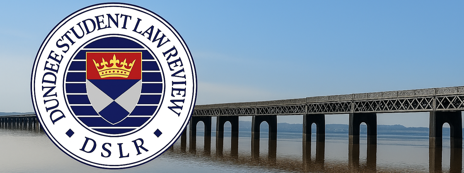 Logo of DSLR with the Tay Bridge as a background image